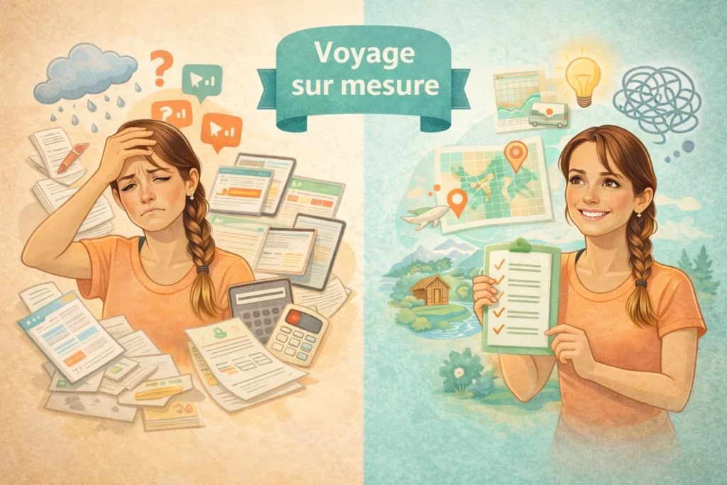 Planification voyage sur mesure