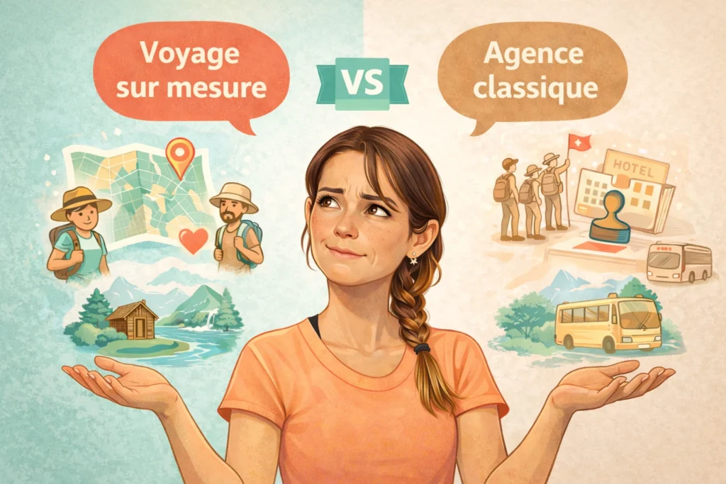 Voyage sur mesure vs agence classique
