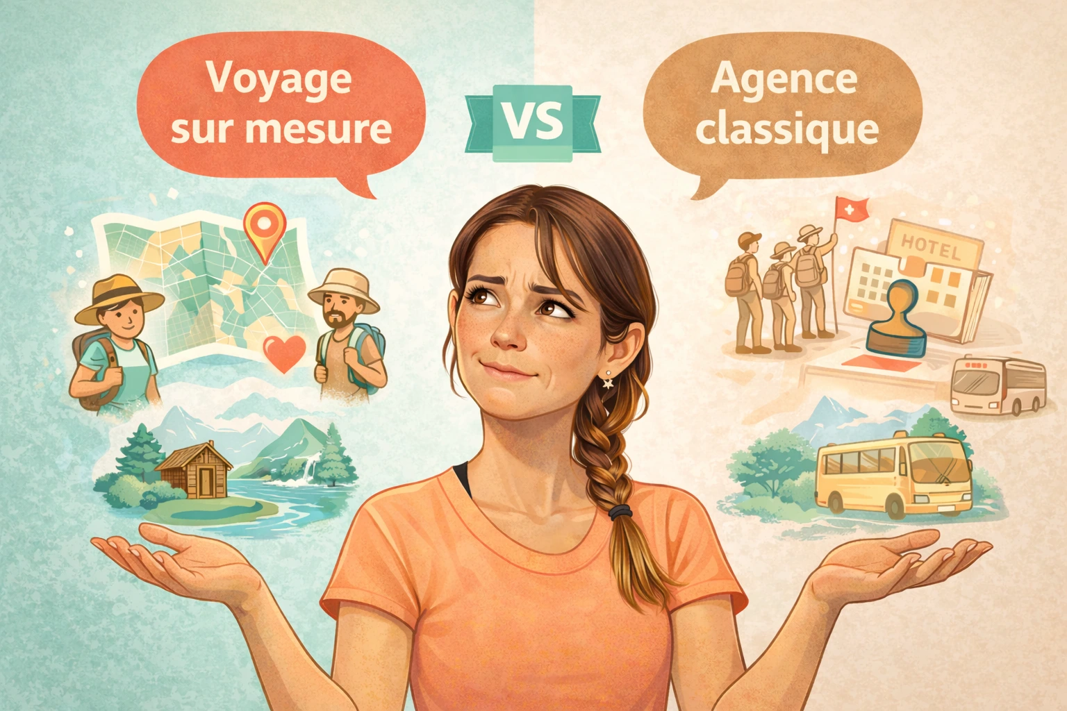 Voyage sur mesure vs agence classique : quelle différence ?